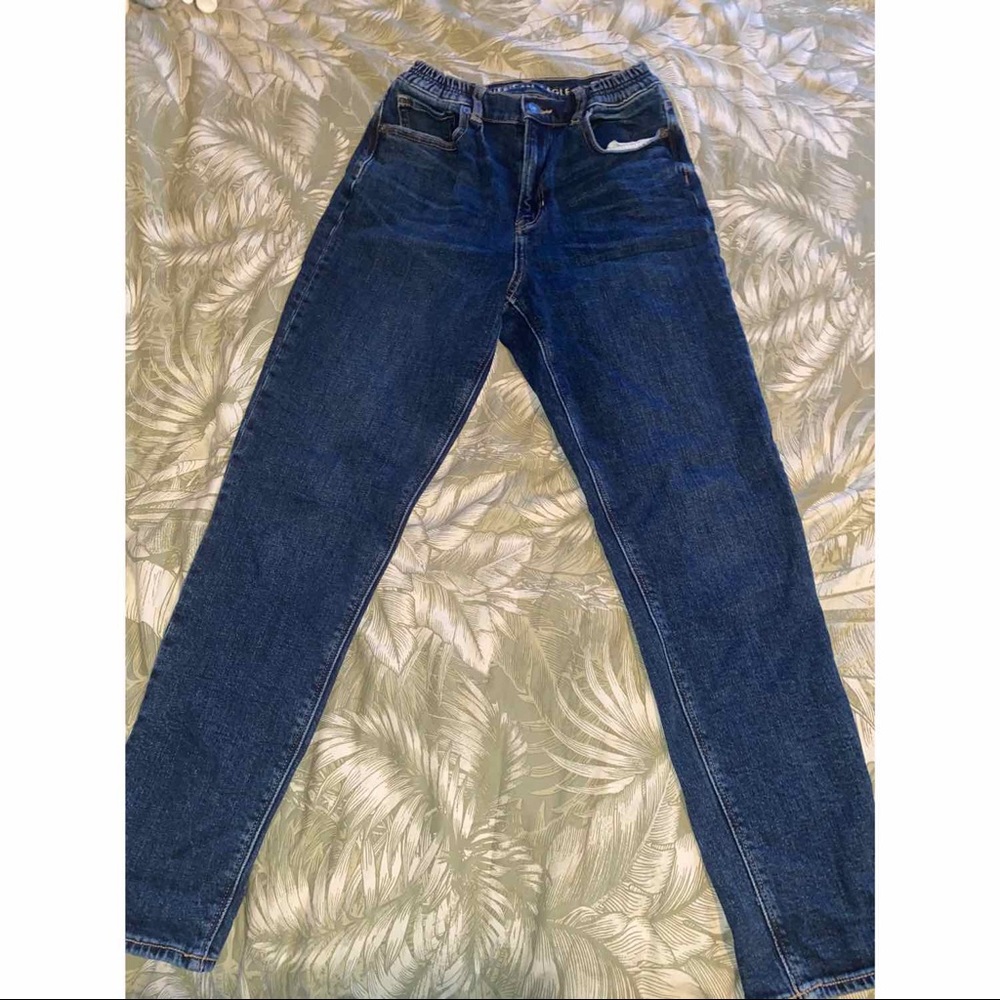 AE Stretch Mom Jeans